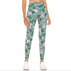 Beach Riot Pink Palm Leggings